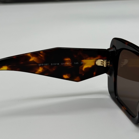 NEW PR 08YS 01V8C1 PRADA BROWN BUTTERFLY SPR 08Y 01V8C1 WOMEN SUNGLASSES - Picture 10 of 12